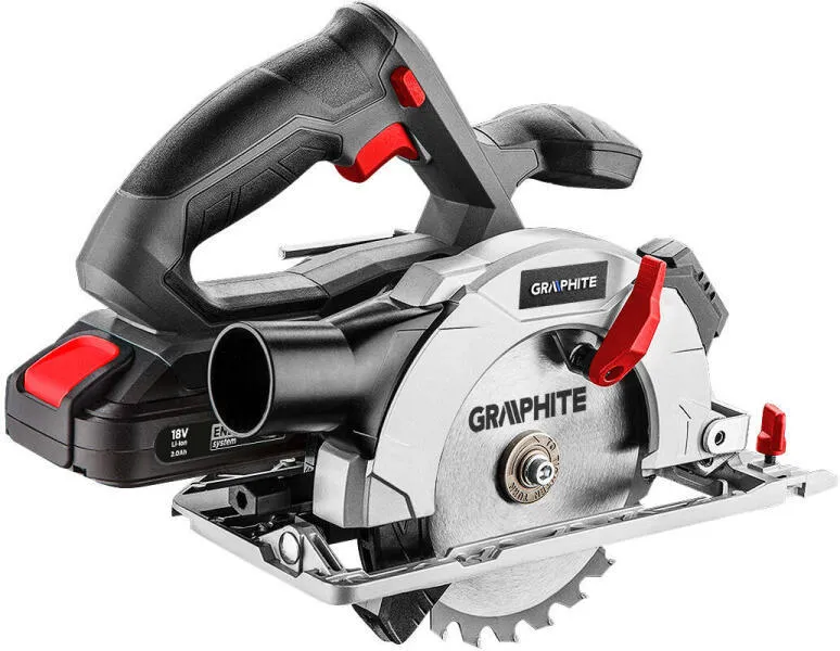 GRAPHITE 58G008 Akkus körfűrész Energy+, 18V, 150 x10mm, Akku nélkül!