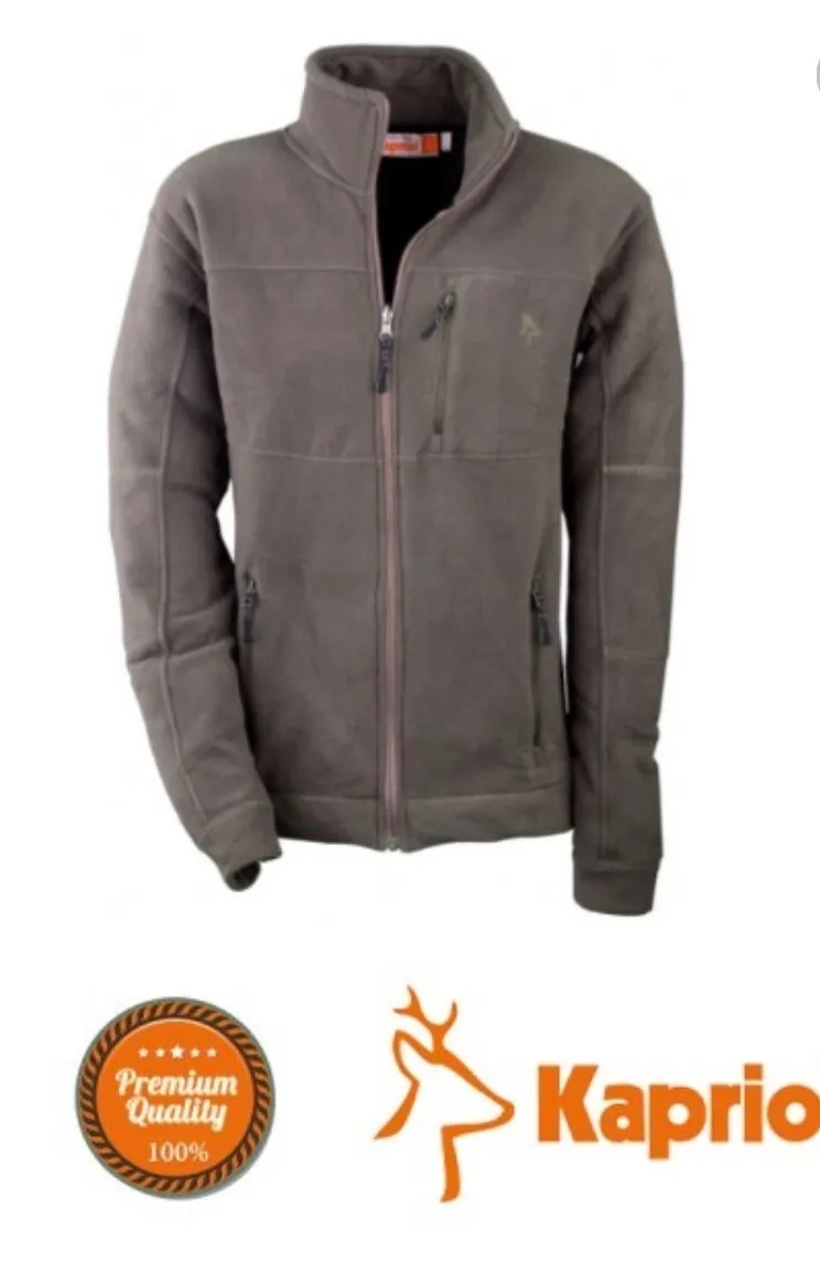 Kapriol Bear munka pulóver cipzáras barna XL