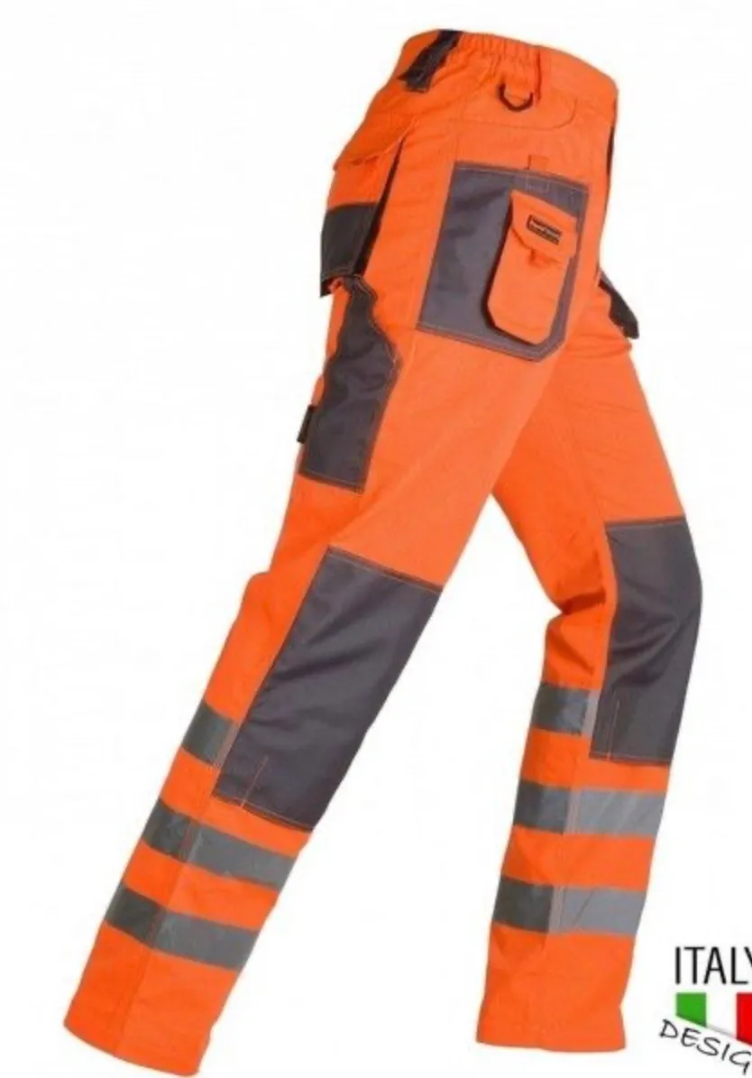 Kapriol HV Smart láthatósági munkavédelmi nadrág narancs XL