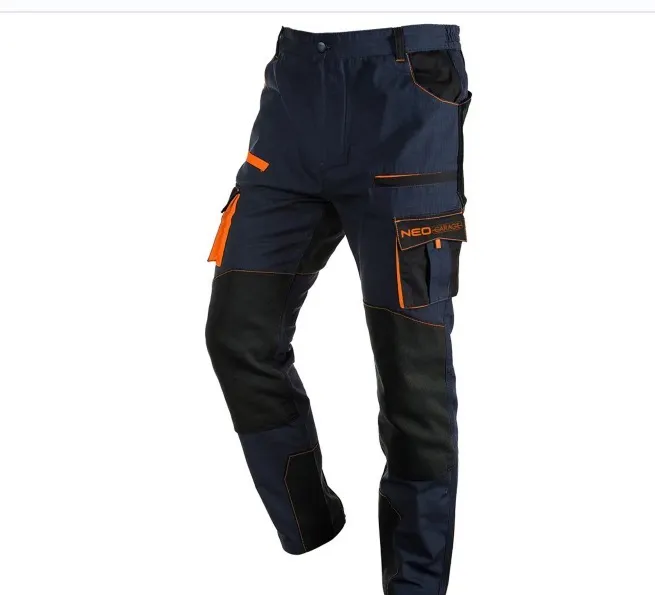 NEO TOOLS 81-237-L MUNKANADRÁG, GARAGE, 100% PAMUT SZAKADÁSMENTES SZÖVET, 3SOROS VARRAT, TÉRDPROTEKTOR ZSEB, L,