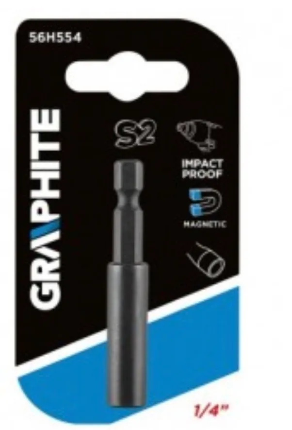 GRAPHITE 56H554 BEHAJTÓSZÁR ÜTVECSAVAROZÓ BITEKHEZ, 60MM