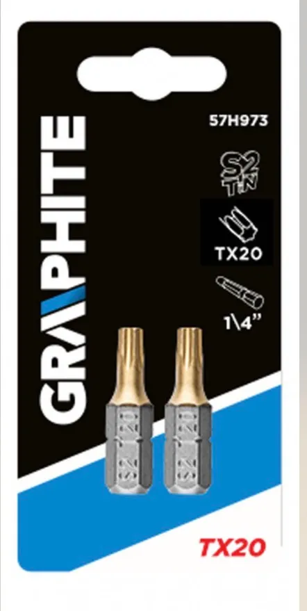 GRAPHITE 57H973 CSAVARHÚZÓ BIT TORX20 2DB