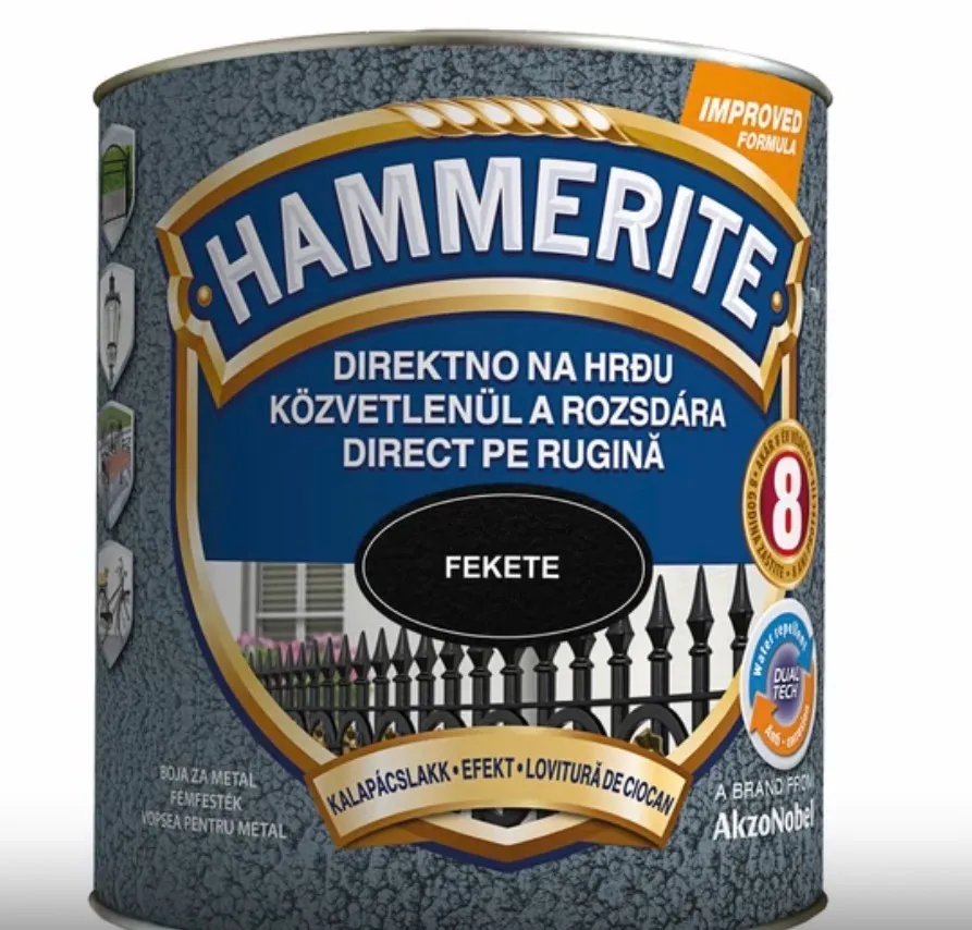 Hammerite Max kalapácslakk fekete 2,5l