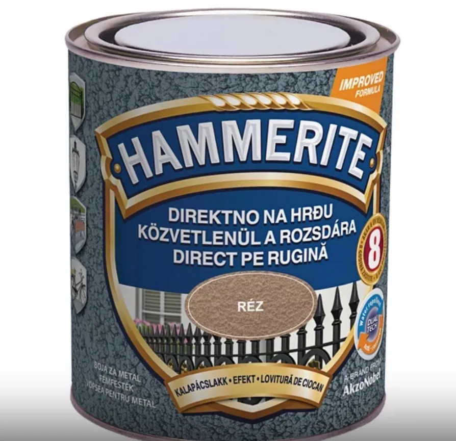 Hammerite Max Kalapácslakk réz 2,5 l