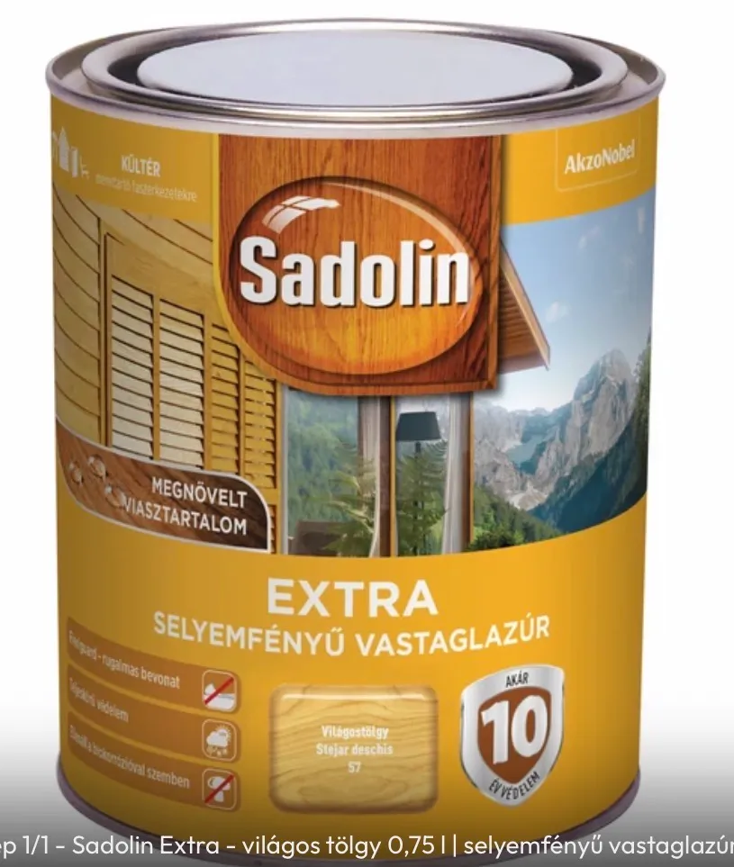 Sadolin Extra Világos tölgy 0,75