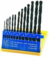 TOP TOOLS Fém csigafúró készlet 13 r.( 1,5-6,5)