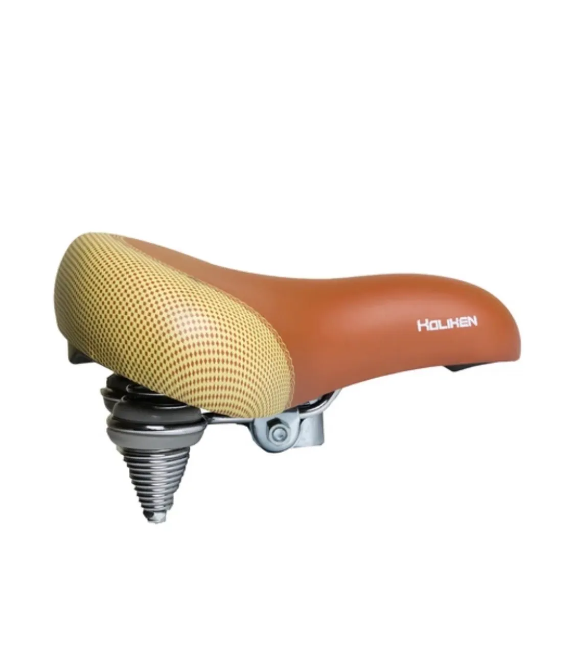 Nyereg dupla rugós széles barna